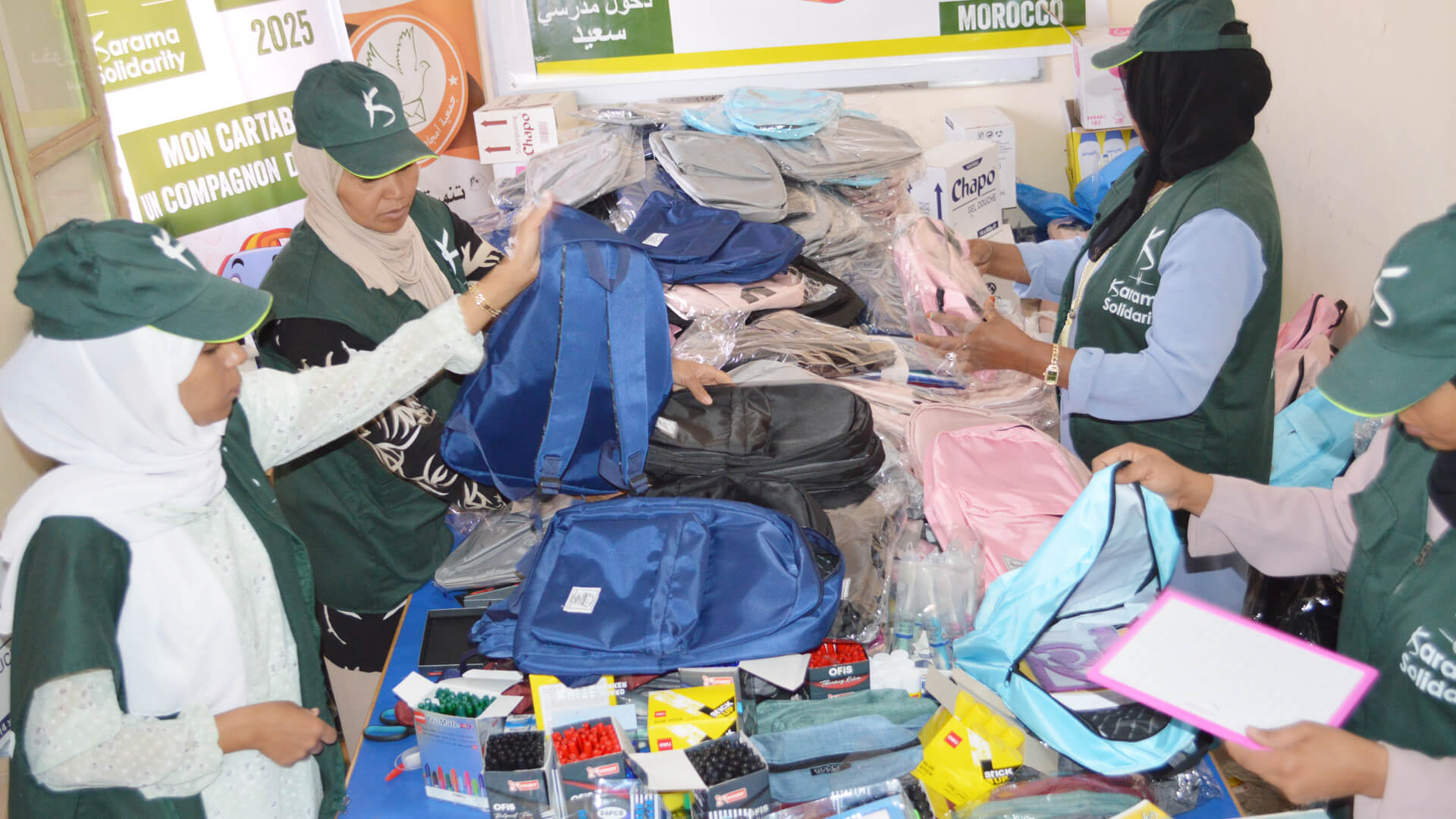 Back To School Project 2025 : Distribution de 6500 cartables aux élèves orphelins et aux élèves issus de milieu rural défavorisé  